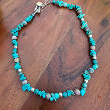 Load image into Gallery viewer, Turquoise Gold Filled Necklace
