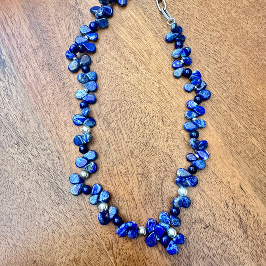 Summer Lapis Earrings (1.75”)