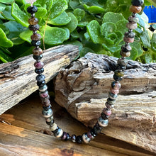 Load image into Gallery viewer, N0747  Tourmaline Navajo Pearls Necklace (18”-20”)

