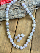 Load image into Gallery viewer, N0861  Lavender Jade Pearl Sterling Necklace (18”-20”)
