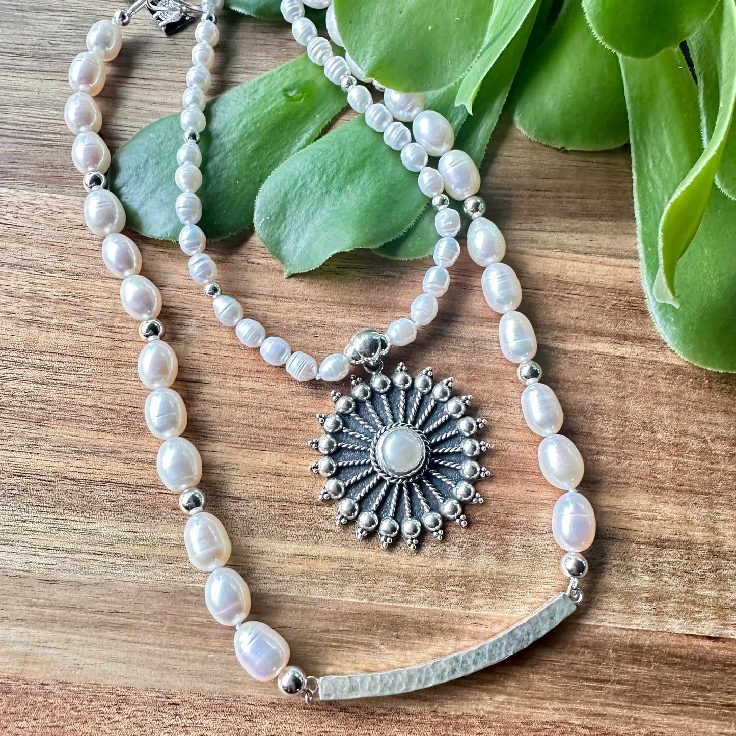 Pearl Pendant Necklace (18”-20”)