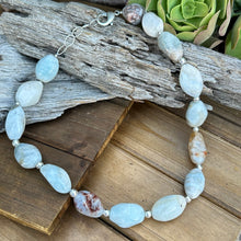 Load image into Gallery viewer, N0573   Aqua-Marine Necklace and Bracelet (18”-20”)
