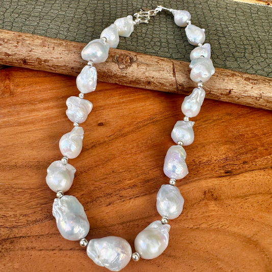 Baroque Pearl Necklace 18'-20"