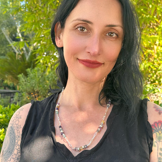 N0767  Labradorite Necklace by