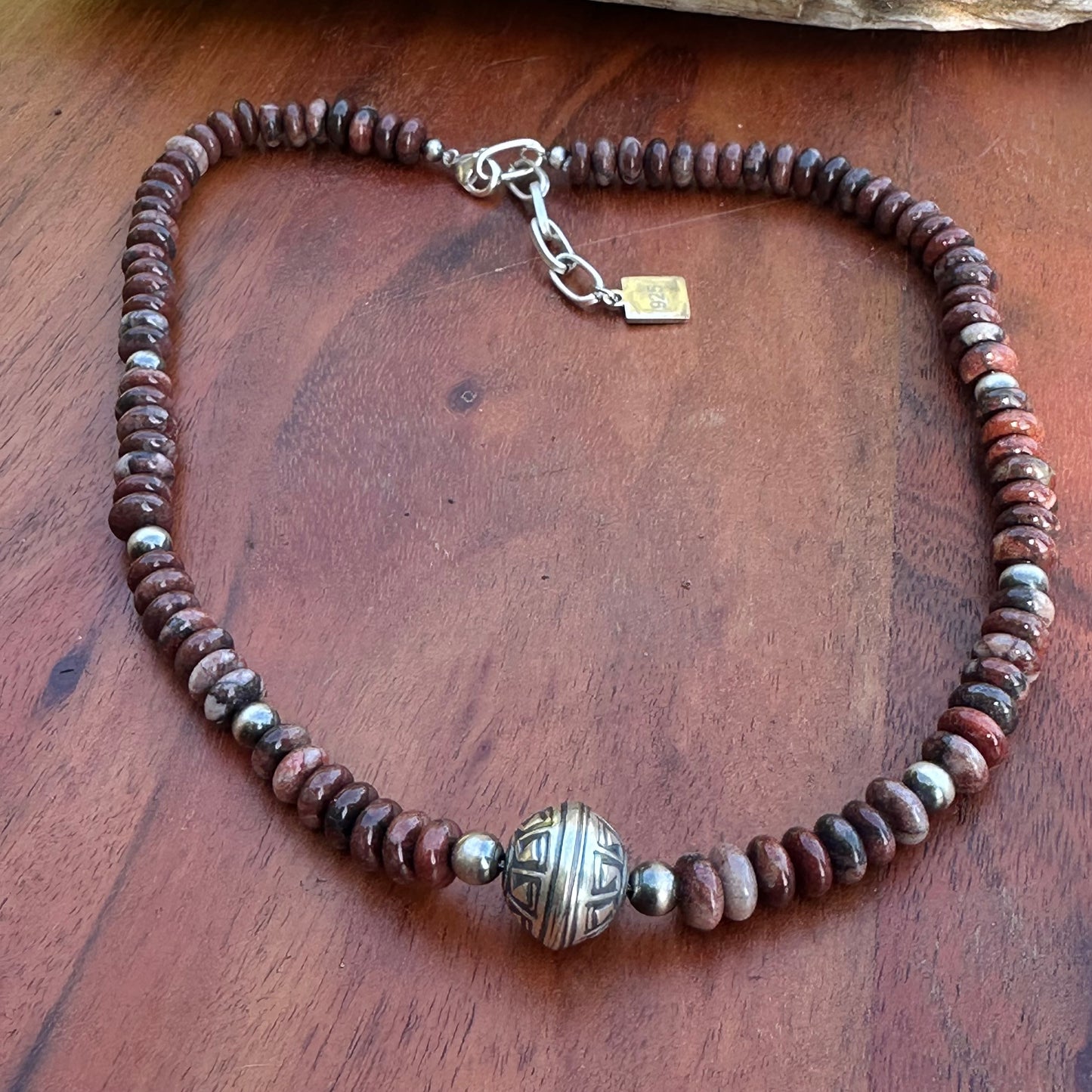 Navajo Pearl Jasper Necklace