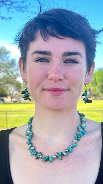 Navajo Pearl Turquoise Necklace 18”-20”