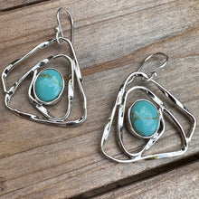 Load image into Gallery viewer, E0693  Artisan Turquoise Earrings
