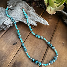 Load image into Gallery viewer, SSP-351  Turquoise Necklace (17&quot;-19&quot;)
