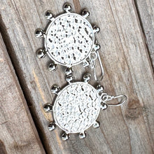 Load image into Gallery viewer, E0689 1.6” Sun Hammered Earrings
