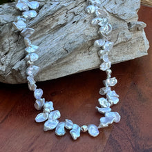 Load image into Gallery viewer, Cultured Keishi Pearl &amp; Sterling Silver Necklace
