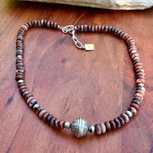 Load image into Gallery viewer, Navajo Pearl Jasper Necklace
