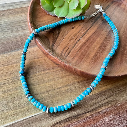 Turquoise Navajo Pearls Necklace (18”-20”)