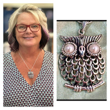 Load image into Gallery viewer, N0773  2.3” Owl Necklace
