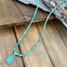 Load image into Gallery viewer, N0569  Turquoise Necklace (16”-18”)
