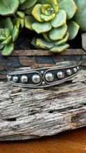 Load image into Gallery viewer, B0345  Oxidized  Sterling Cuff
