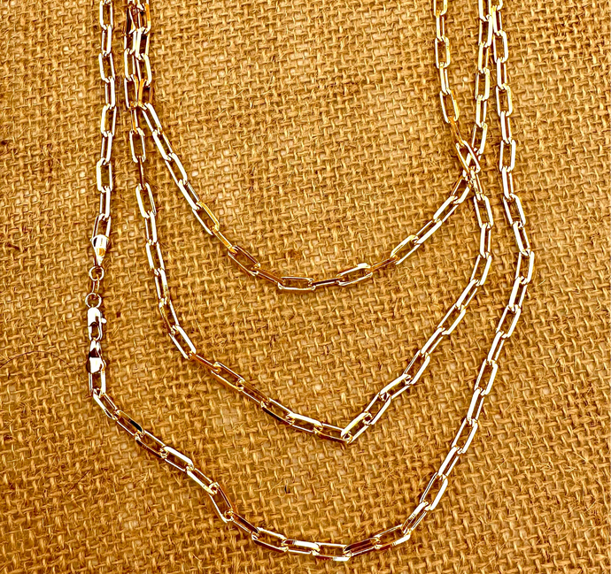 N0934  18” 18K Gold Filled Necklace