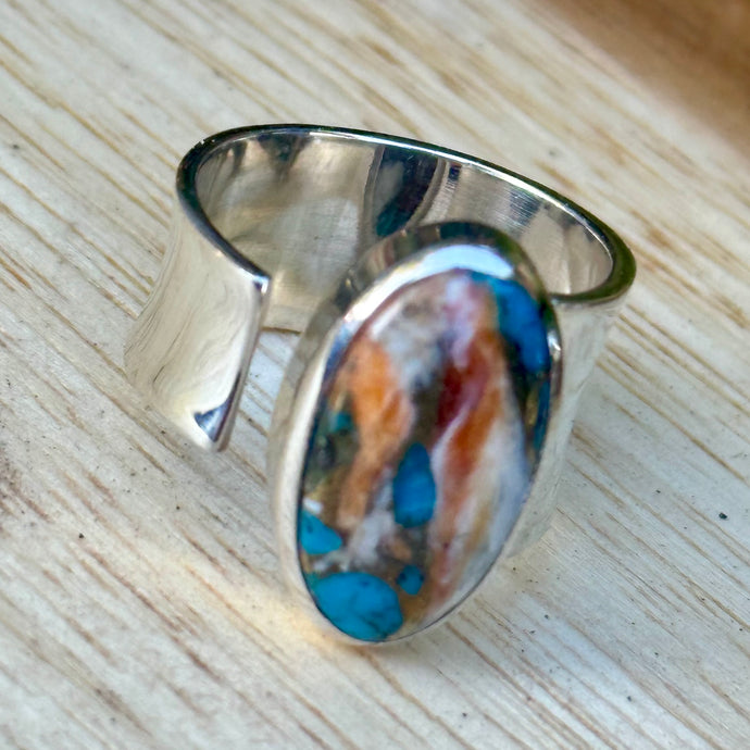 Turquoise Spiny Oyster Ring