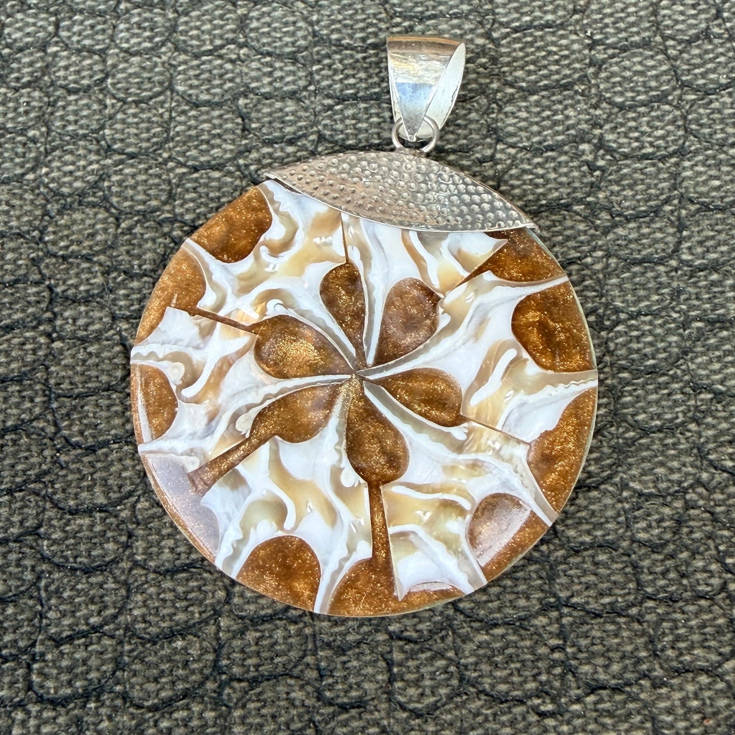 Sale - 2” Nautilus Shell Sterling Silver on 18" Sterling Silver Chain