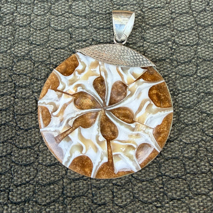Sale - 2” Nautilus Shell Sterling Silver on 18" Sterling Silver Chain