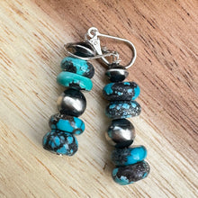 Load image into Gallery viewer, Navajo Pearl Turquoise Earrings
