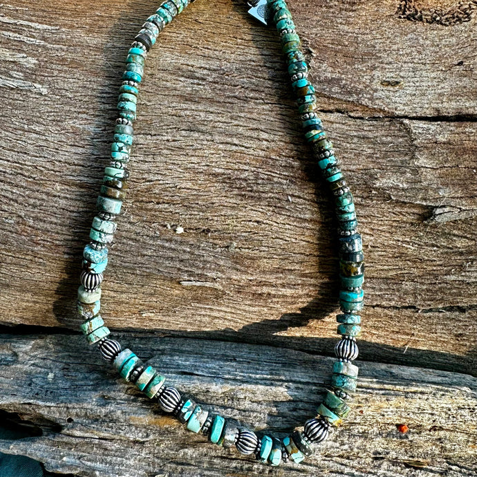 N0879   Turquoise Necklace (18”-20”)