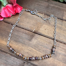 Load image into Gallery viewer, N0809   Tiger Eye Necklace (18”-20”)
