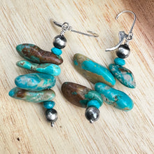 Load image into Gallery viewer, Navajo Pearl Turquoise Earrings
