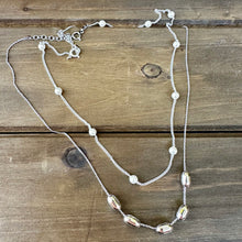 Load image into Gallery viewer, N0916 Pearl Sterling Necklace (17”)
