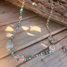 Load image into Gallery viewer, N0793 18” Summer Spiny Turquoise Necklace
