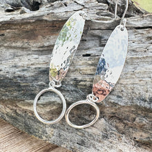 Load image into Gallery viewer, Taxco Hammered  Earrings 2.5”
