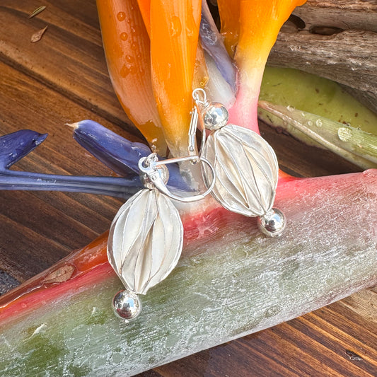 Sterling Twirl Earrings