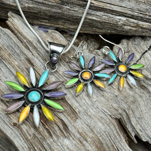 Load image into Gallery viewer, FC0107.   2” Daisy Sterling Silver Necklace
