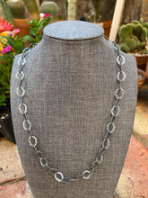 Load image into Gallery viewer, N0516.  Oxidized Link Necklace

