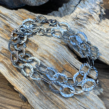 Load image into Gallery viewer, N0516.  Oxidized Link Necklace

