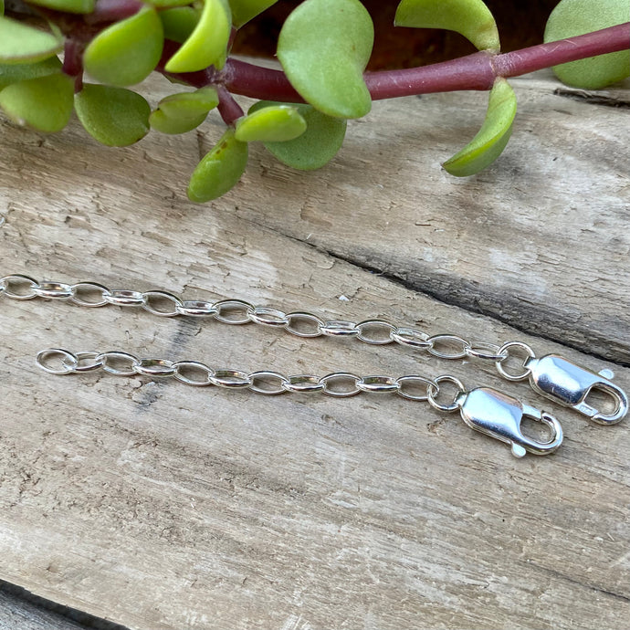 AC-0110 Sterling Silver 3” Extender