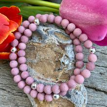 Load image into Gallery viewer, SB0464.   Spring Bling Matte Rhodonite Stacker
